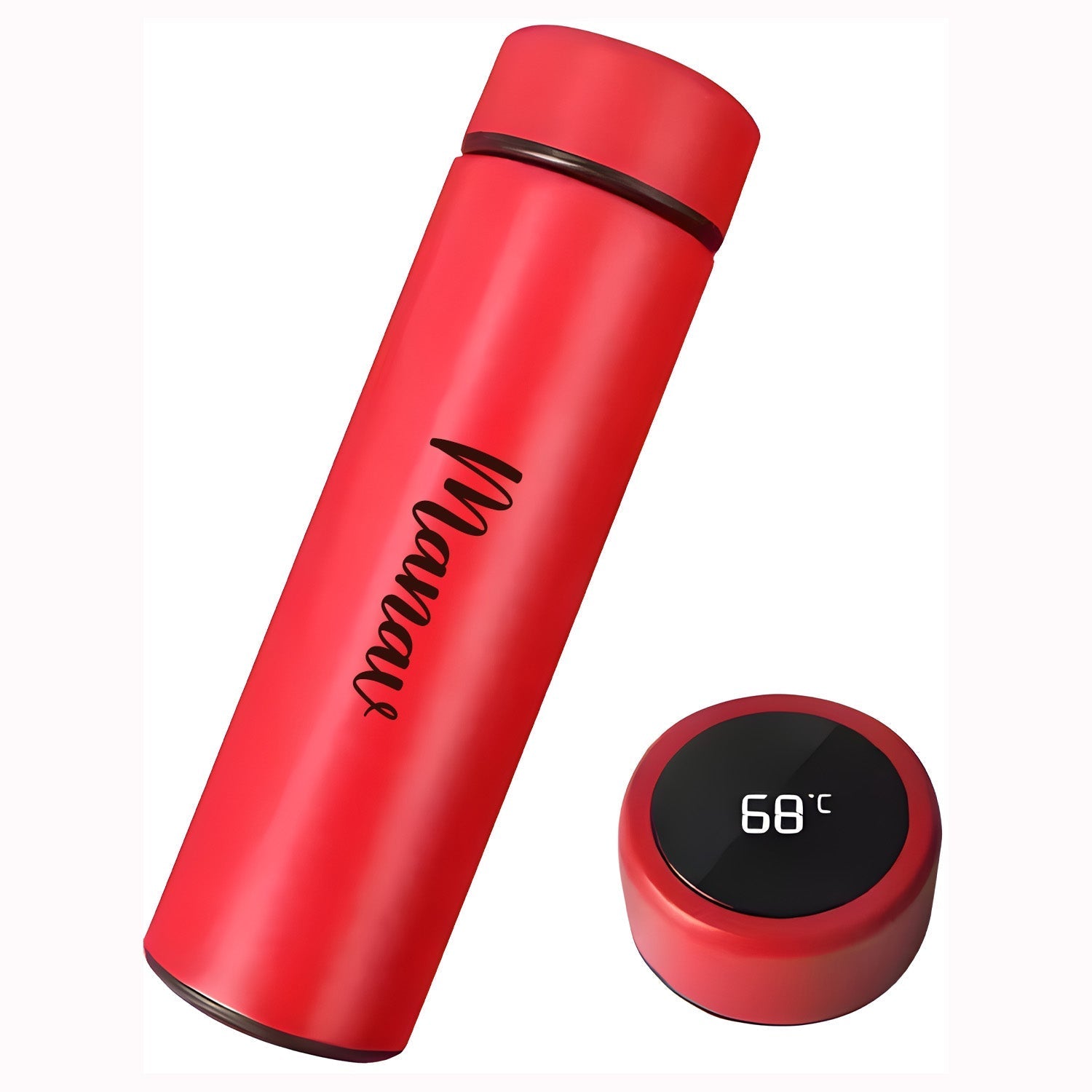 0726 Customized/Personalized Stainless Steel Smart Water Bottle with Smart LCD Temperature Touch | Gifting Custom Name Water Bottle | Gifts for Boyfriend/Girlfriend/Employee | 500ML 0726 Customized/Personalized Stainless Steel Smart Water Bottle with Smart LCD Temperature Touch | Gifting Custom Name Water Bottle | Gifts for Boyfriend/Girlfriend/Employee | 500ML